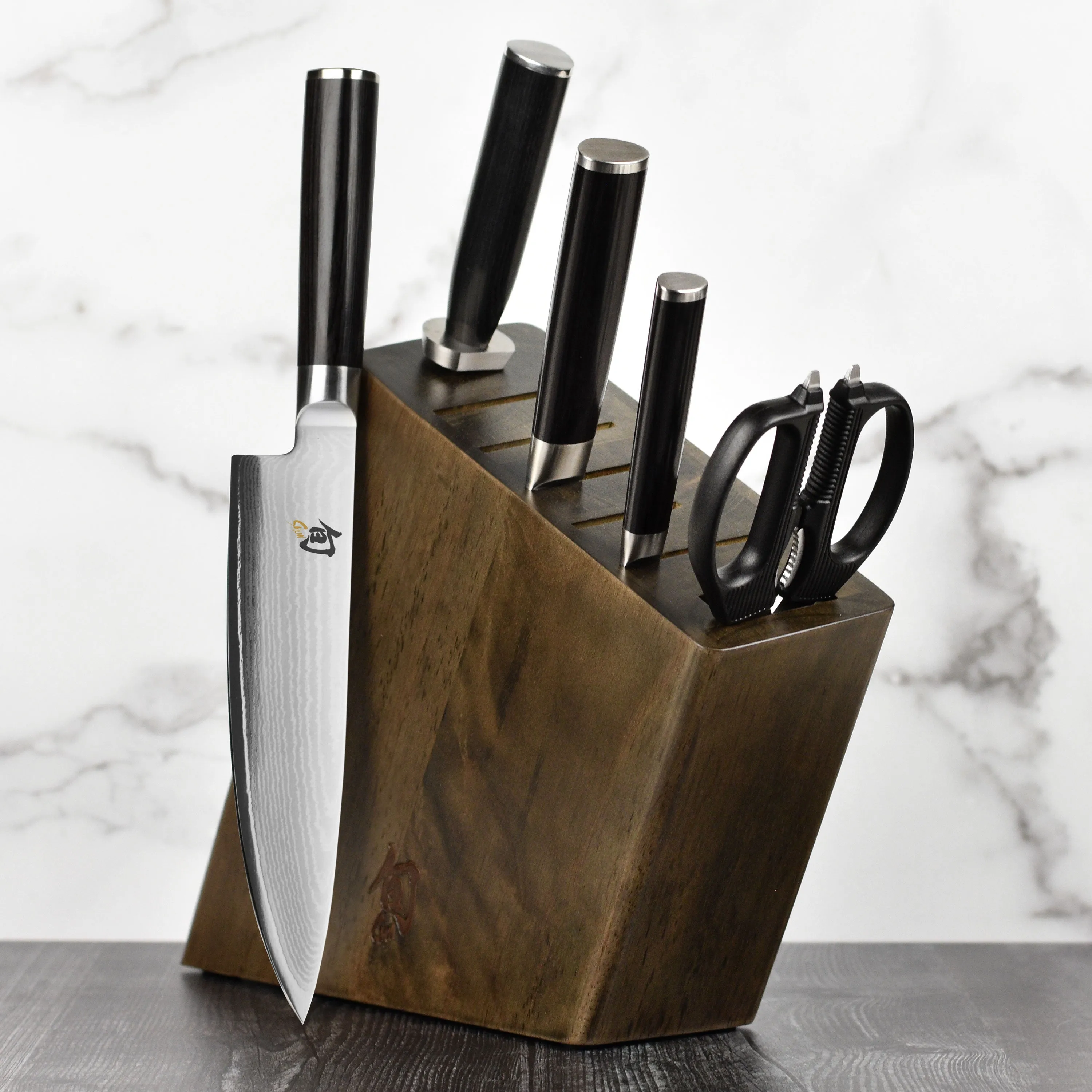 Shun 8 Slot Angled Knife Block