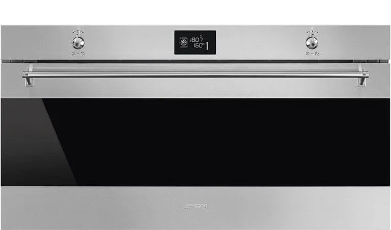 Smeg SFR9390X Thermo-ventilated Oven Reduced height 90cm Classica Aesthetic