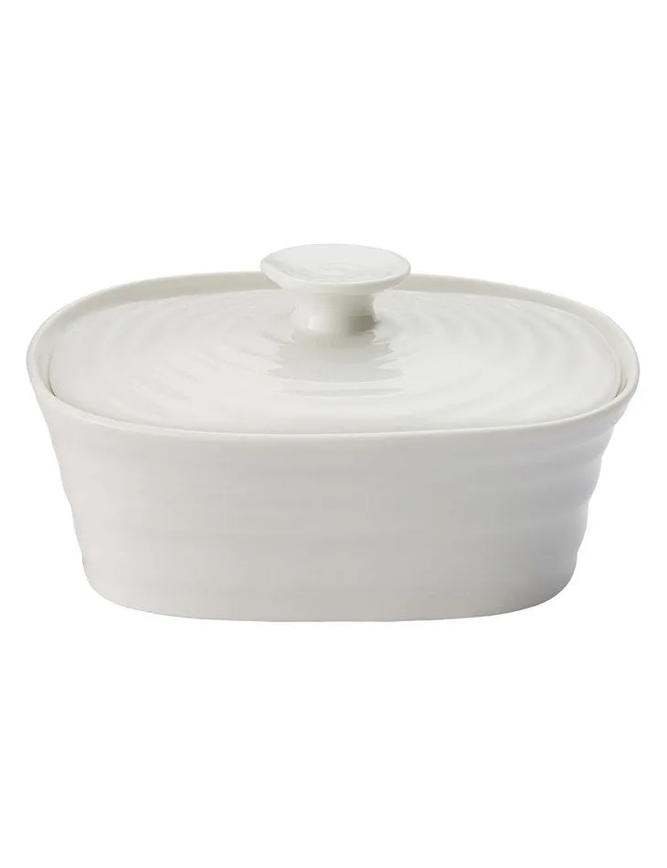 Sophie Conran White Porcelain Covered Butter Dish