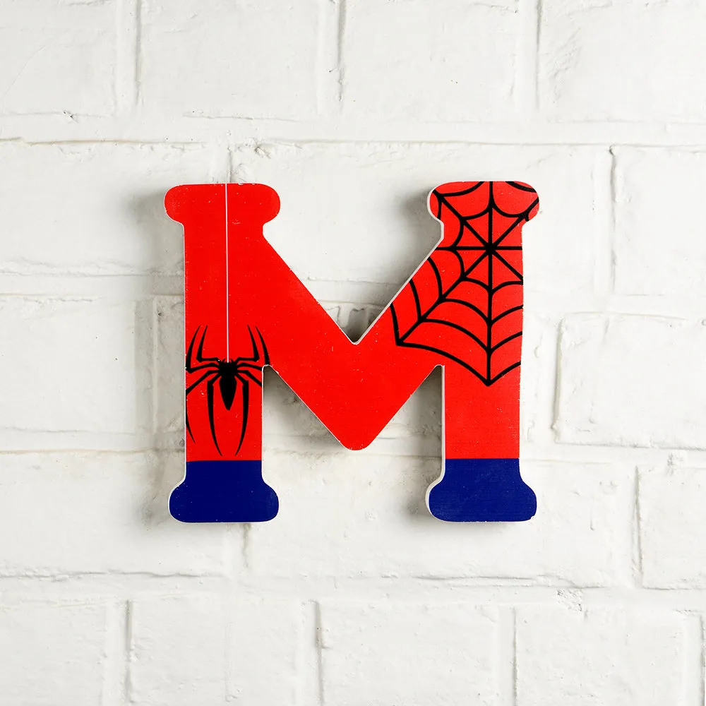 Spiderman M Letter