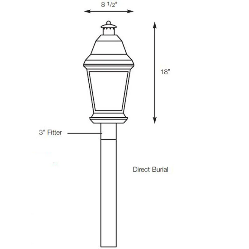 SPJ Lighting SPJ27-03A Post Lantern