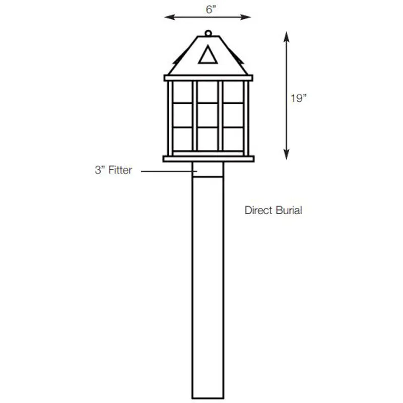 SPJ Lighting SPJ27-06A Post Lantern