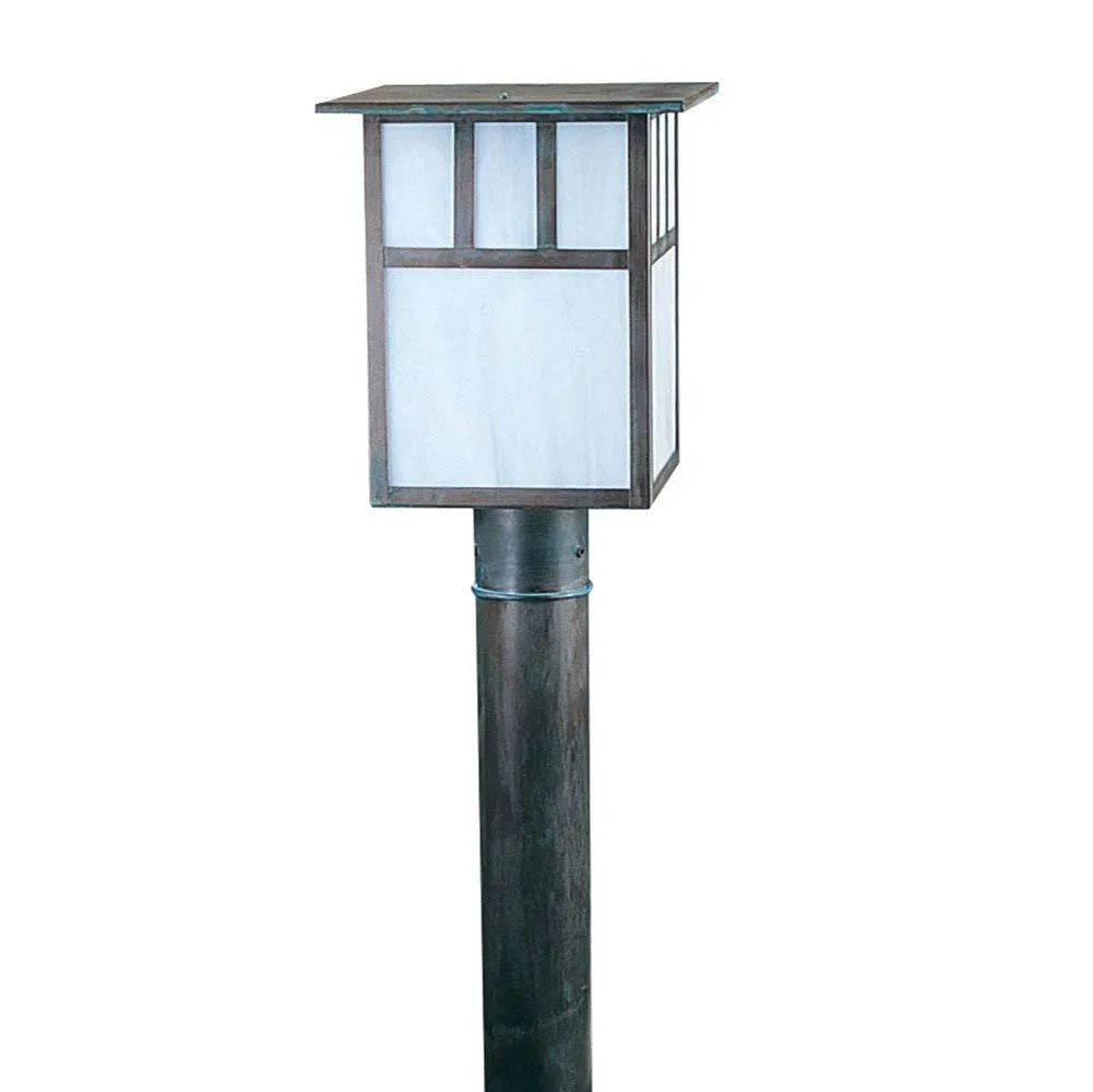 SPJ Lighting SPJ28-02B 9-1/2 Inch Flat Post Lantern