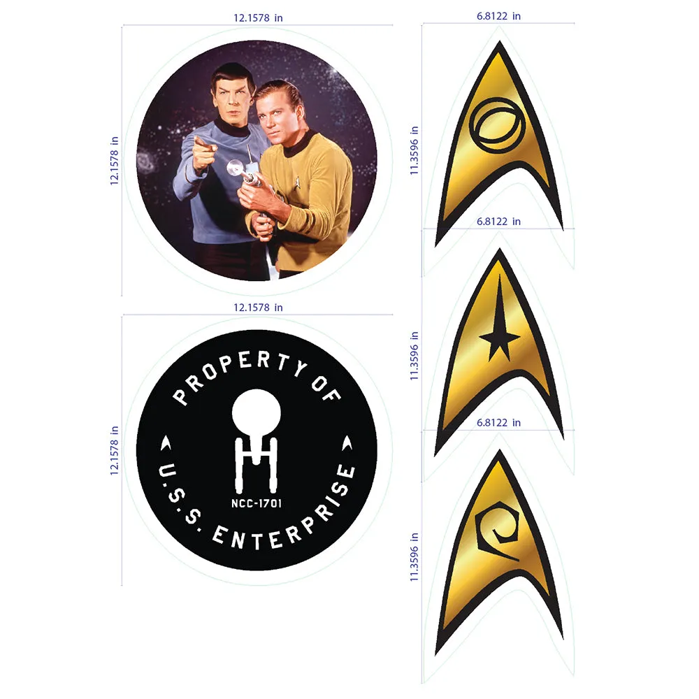 Star Trek: The Original Series Wall Sticker Sheet