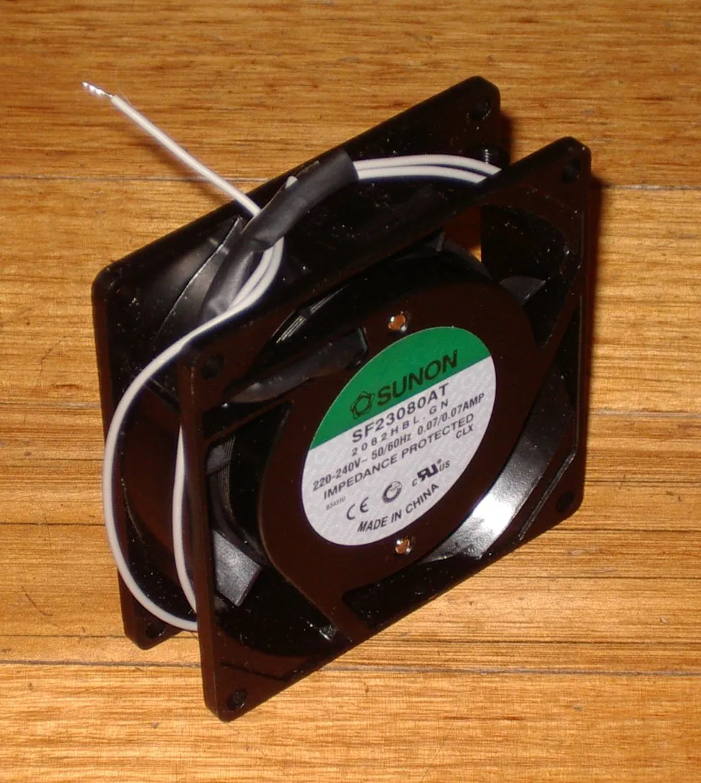 Sunon 80mm x 80mm x 25mm 240Volt AC Computer Cooling Fan - Part # FAN230B