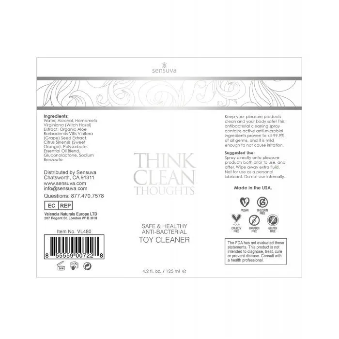 Think Clean Thoughts Toy Cleaner