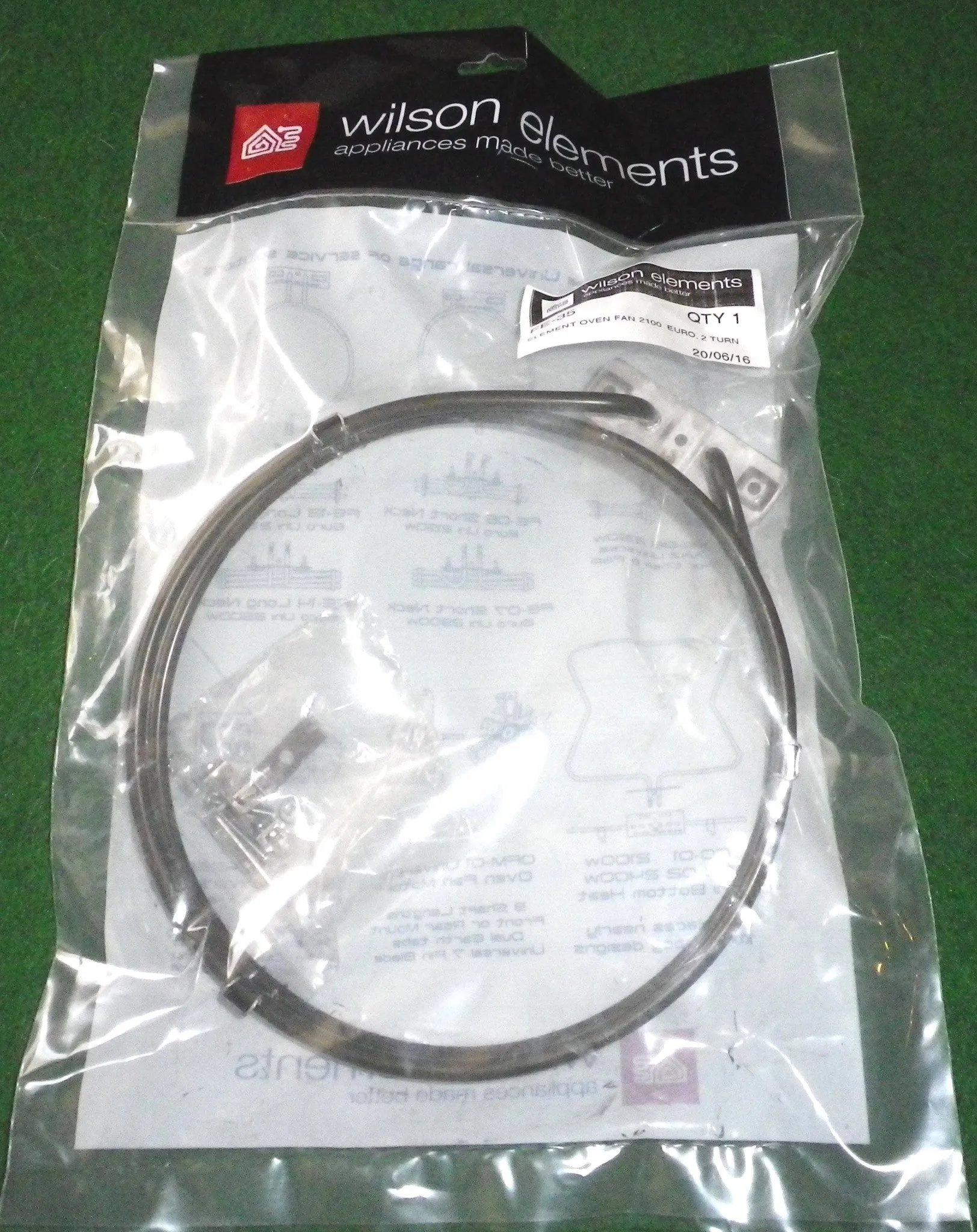 Universal 2100Watt Fan Forced Oven Element - Part # FE-35