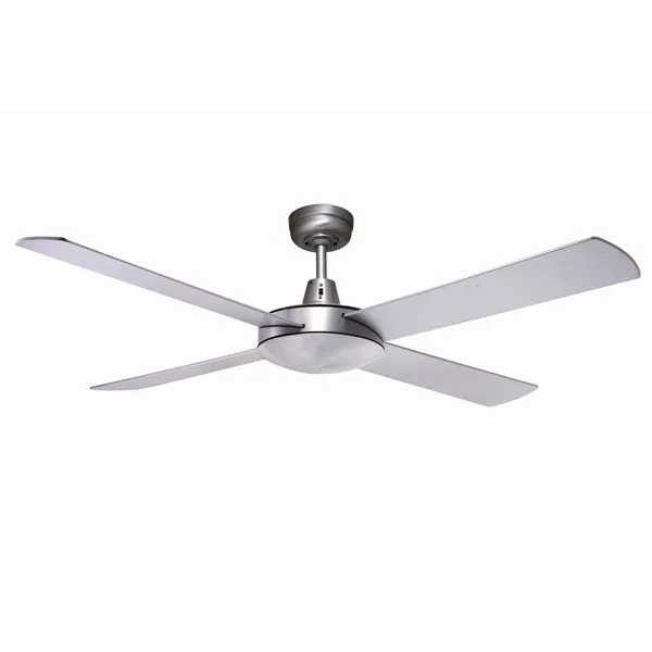 Urban 2 Ceiling Fan by Fanco – Brushed Aluminium 52″