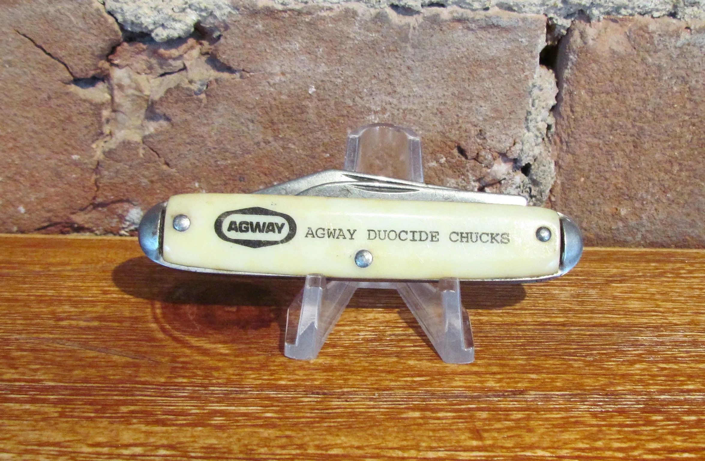 Vintage Advertising Agway Celluloid Pocket Knife