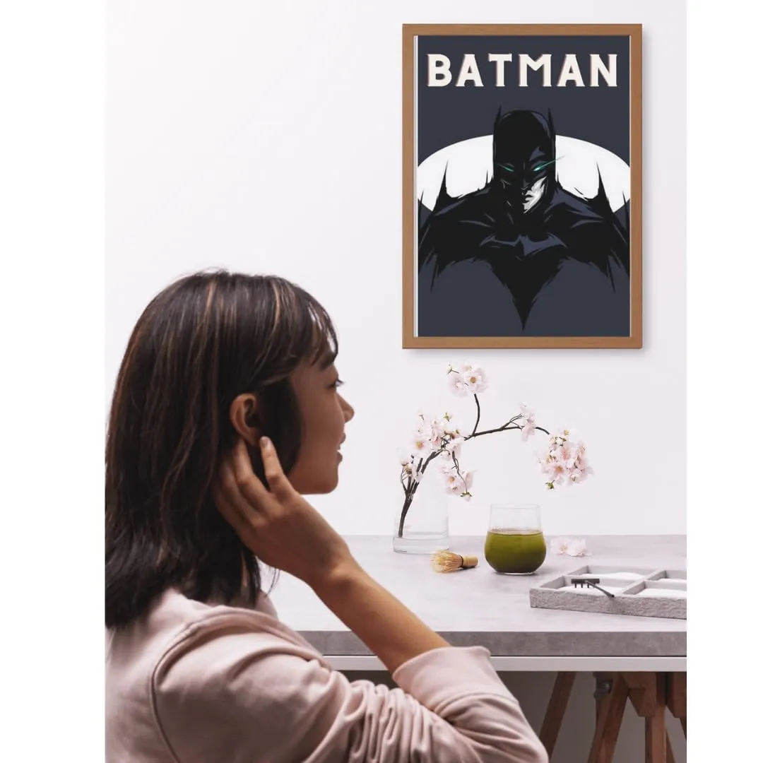 Wall Stickers Wall Decor Poster for Room Dynamic Batman Art for Superhero Fans Batman Wall Stickers, Batman Poster for Room, Superhero Wall Art, Batman Graphic Stickers