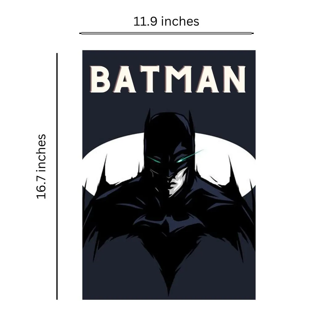 Wall Stickers Wall Decor Poster for Room Dynamic Batman Art for Superhero Fans Batman Wall Stickers, Batman Poster for Room, Superhero Wall Art, Batman Graphic Stickers