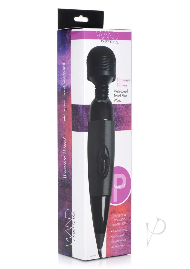 Wand Essentials Wander Wand Vibrating Multi-Speed Travel Size Wand