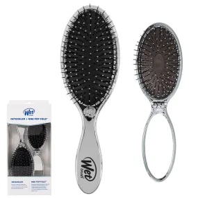 WetBrush Detangler   Pop and Go - Silver