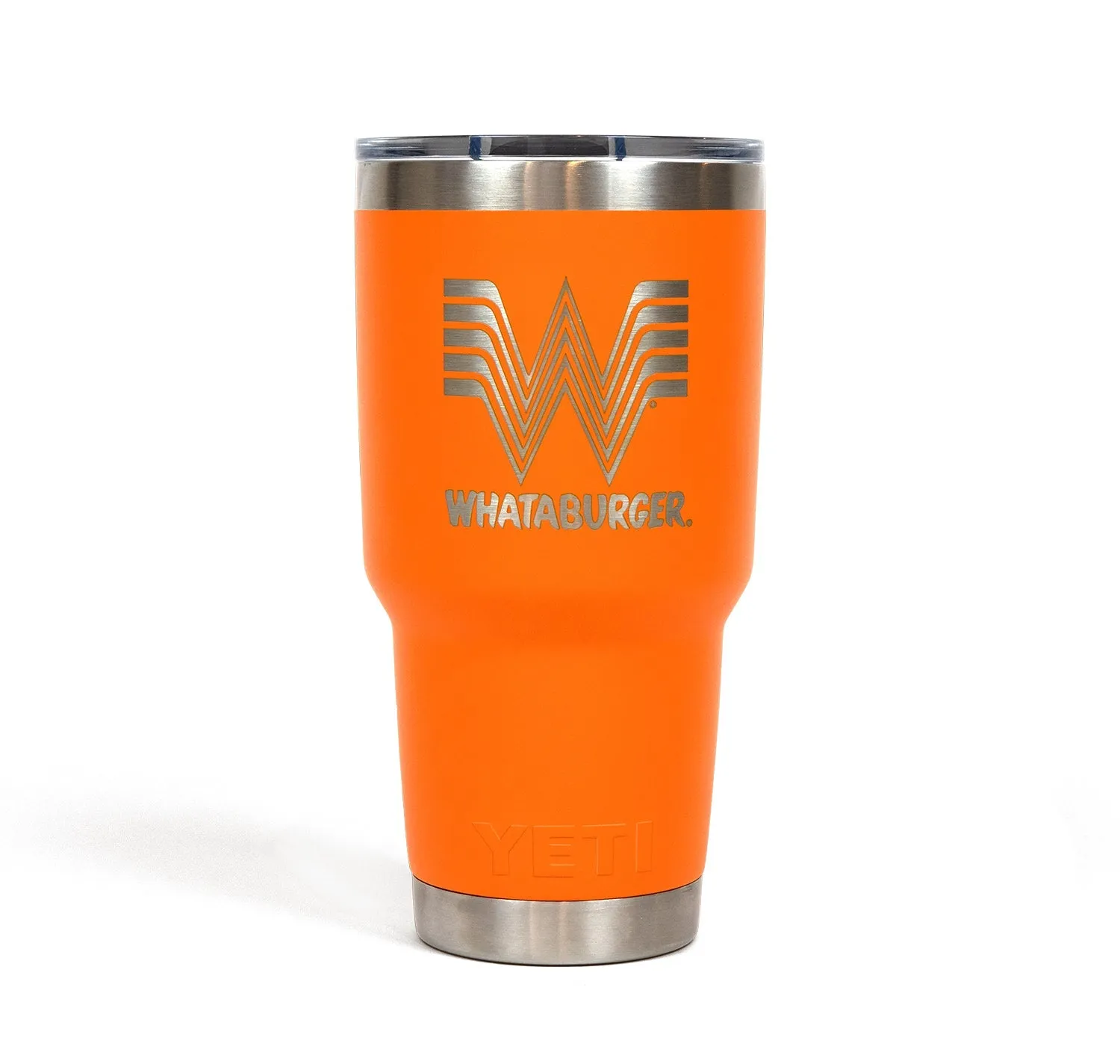 WhataTeacher 30 oz Orange YETI Rambler® Tumbler