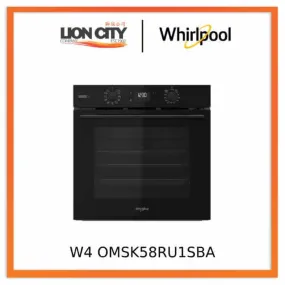 Whirlpool W4 OMSK58RU1SBA 60cm W COLLECTION Multifunction Oven with Gentle Steam Function