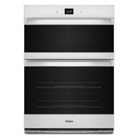 Whirlpool WOEC5027LW 5.7 Total Cu. Ft. Combo Wall Oven with Air Fry When Connected