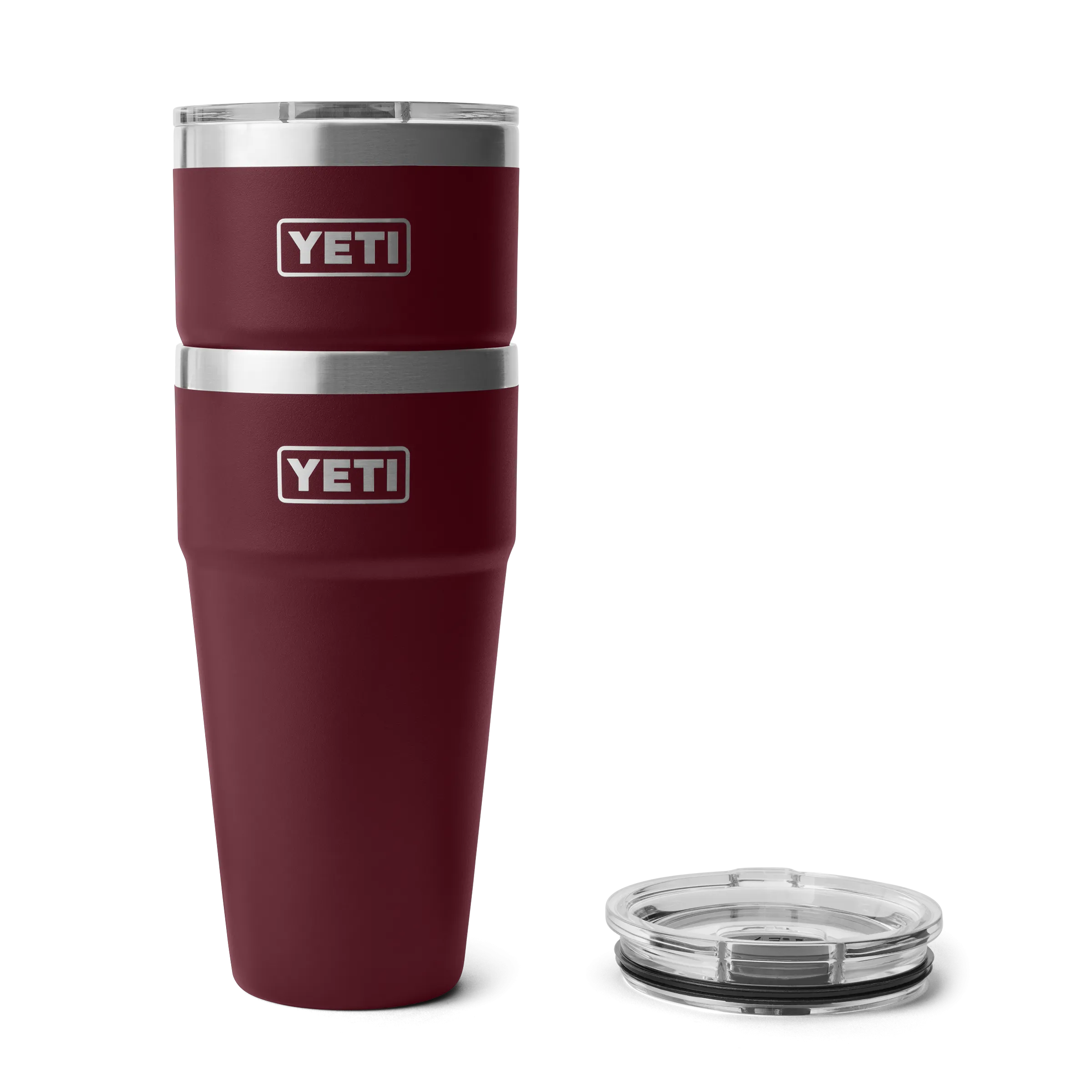 Yeti Rambler 30oz/877ml Stackable Cup with Magslider Lid - Wild Vine Red